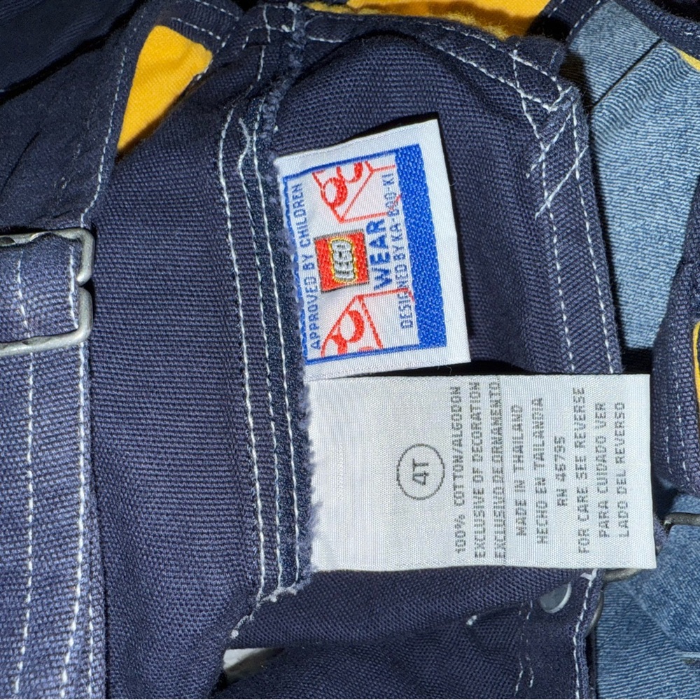 Lego Kids Overalls with Yellow and Blue Accents & Wind Breaker Jacket - Picture 7 of 8